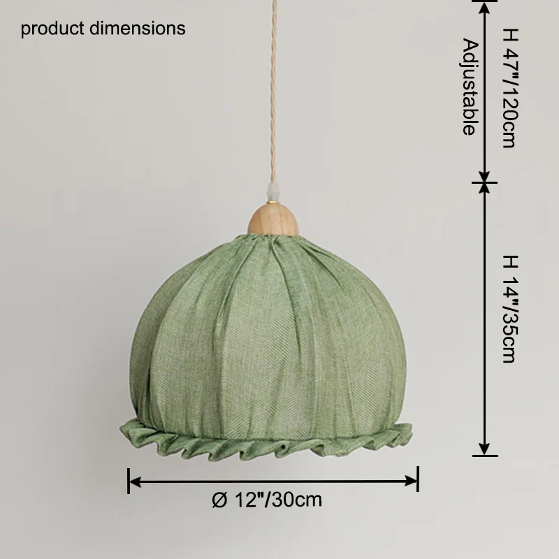 WOMO Dome Linen Pendant Light-WM2939 - Image 20