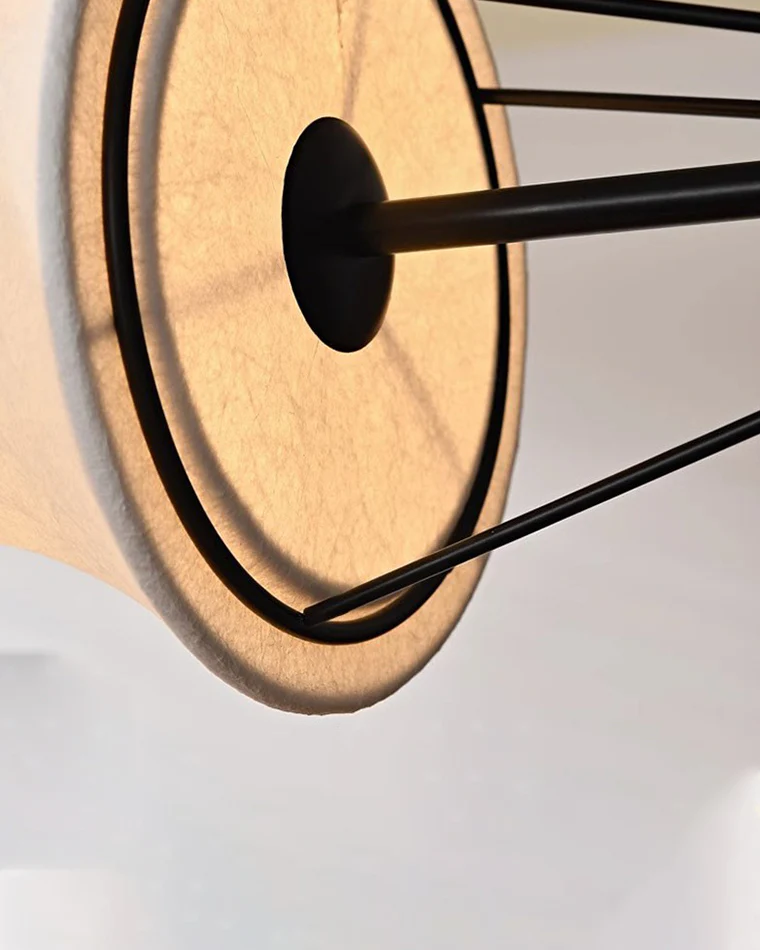 WOMO Fabric Linear Pendant Light-WM2956 - Image 19