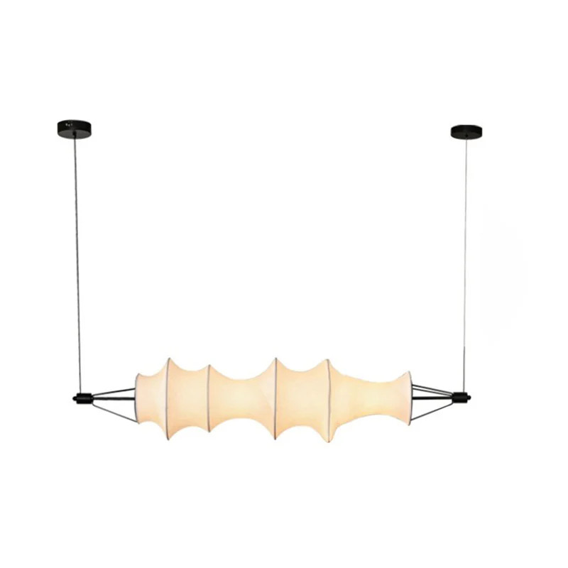 WOMO Fabric Linear Pendant Light-WM2956 - Image 20