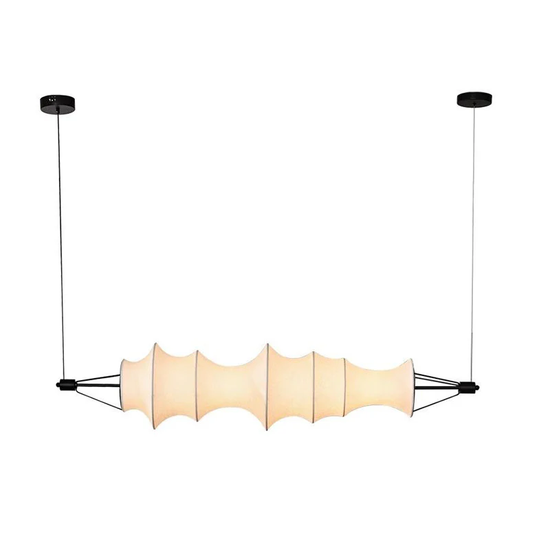 WOMO Fabric Linear Pendant Light-WM2956 - Image 22