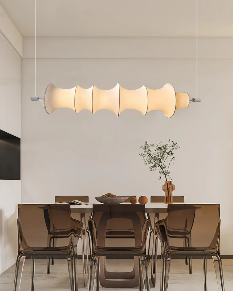 WOMO Fabric Linear Pendant Light-WM2956 - Image 5