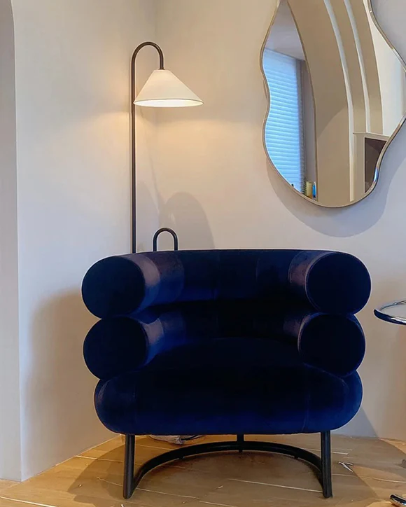 WOMO Fabric Gooseneck Floor Lamp-WM7096 - Image 11