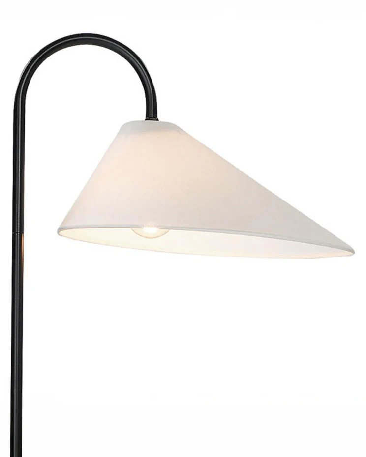 WOMO Fabric Gooseneck Floor Lamp-WM7096 - Image 18