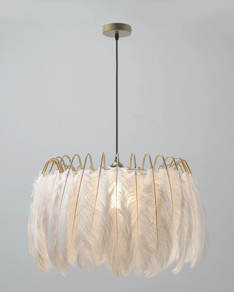WOMO Feather Round Chandelier-WM2215 - Image 7