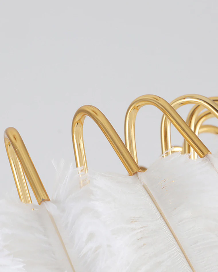 WOMO Feather Round Chandelier-WM2215 - Image 9