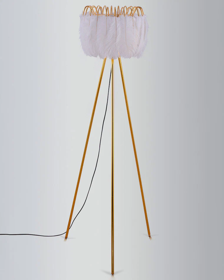 WOMO Tripod Feather Floor Lamp-WM7051 - Image 18