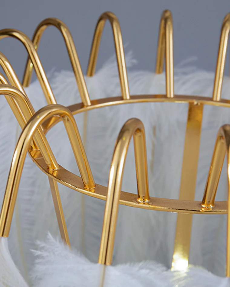WOMO Tripod Feather Floor Lamp-WM7051 - Image 19