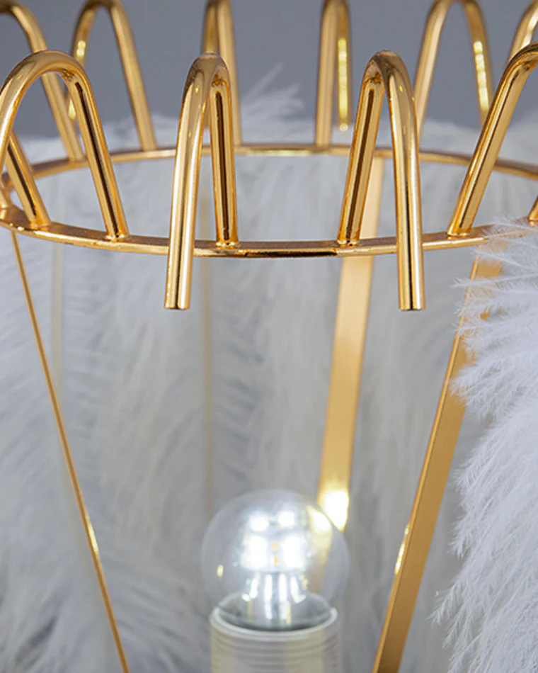 WOMO Tripod Feather Floor Lamp-WM7051 - Image 20