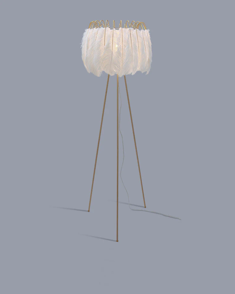 WOMO Tripod Feather Floor Lamp-WM7051 - Image 22