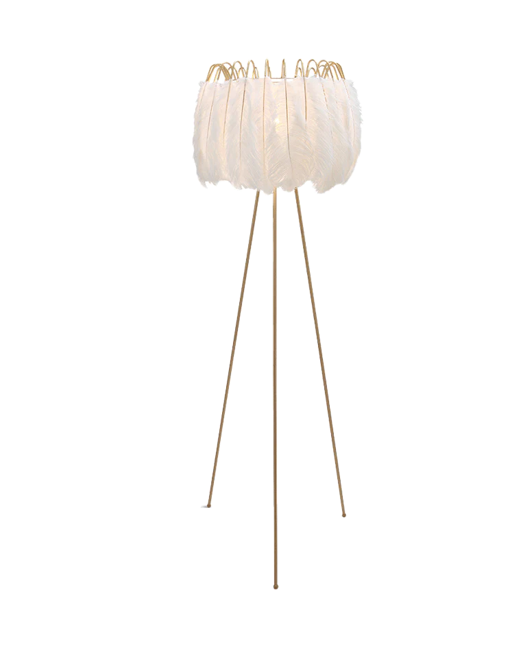 WOMO Tripod Feather Floor Lamp-WM7051 - Image 24