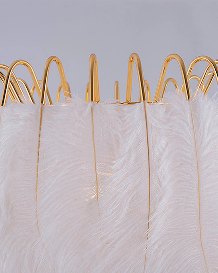 WOMO Tripod Feather Floor Lamp-WM7051 - Image 7