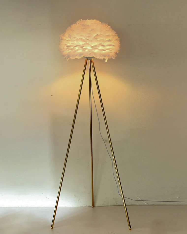 WOMO Feather Tripod Floor Lamp-WM7053 - Image 10