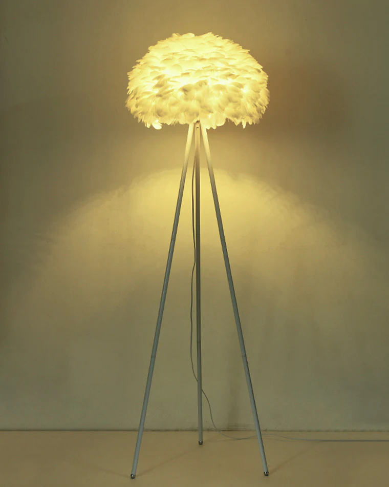WOMO Feather Tripod Floor Lamp-WM7053 - Image 11
