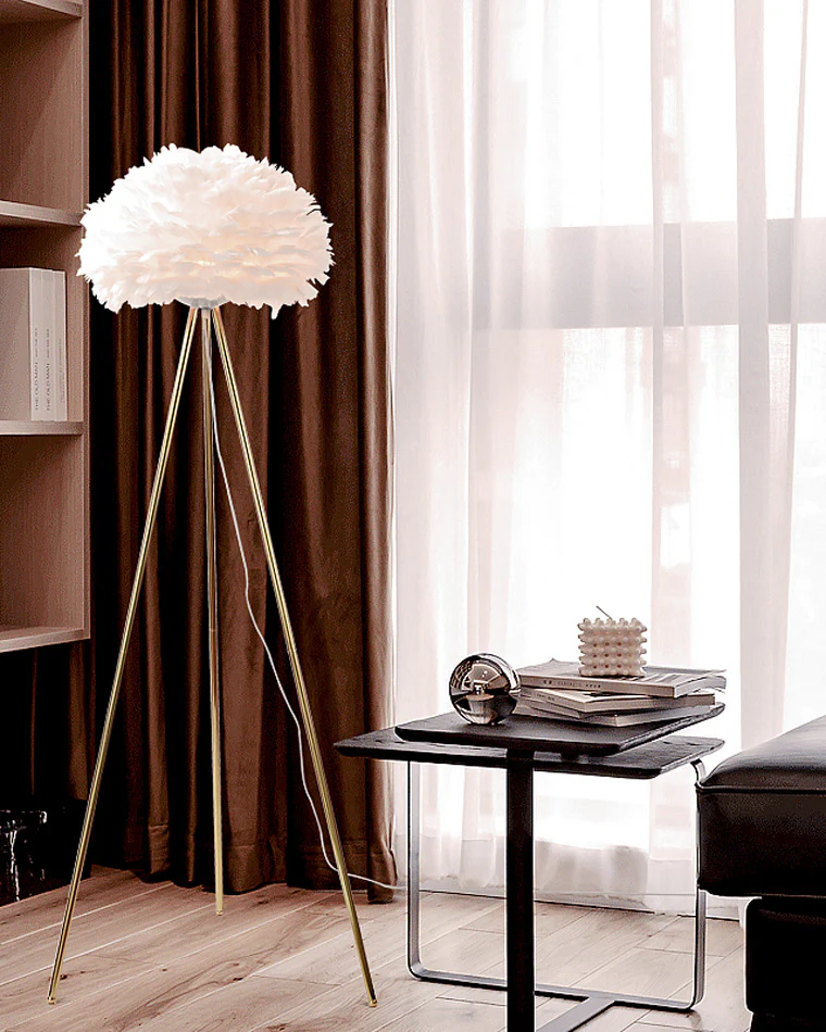 WOMO Feather Tripod Floor Lamp-WM7053 - Image 24