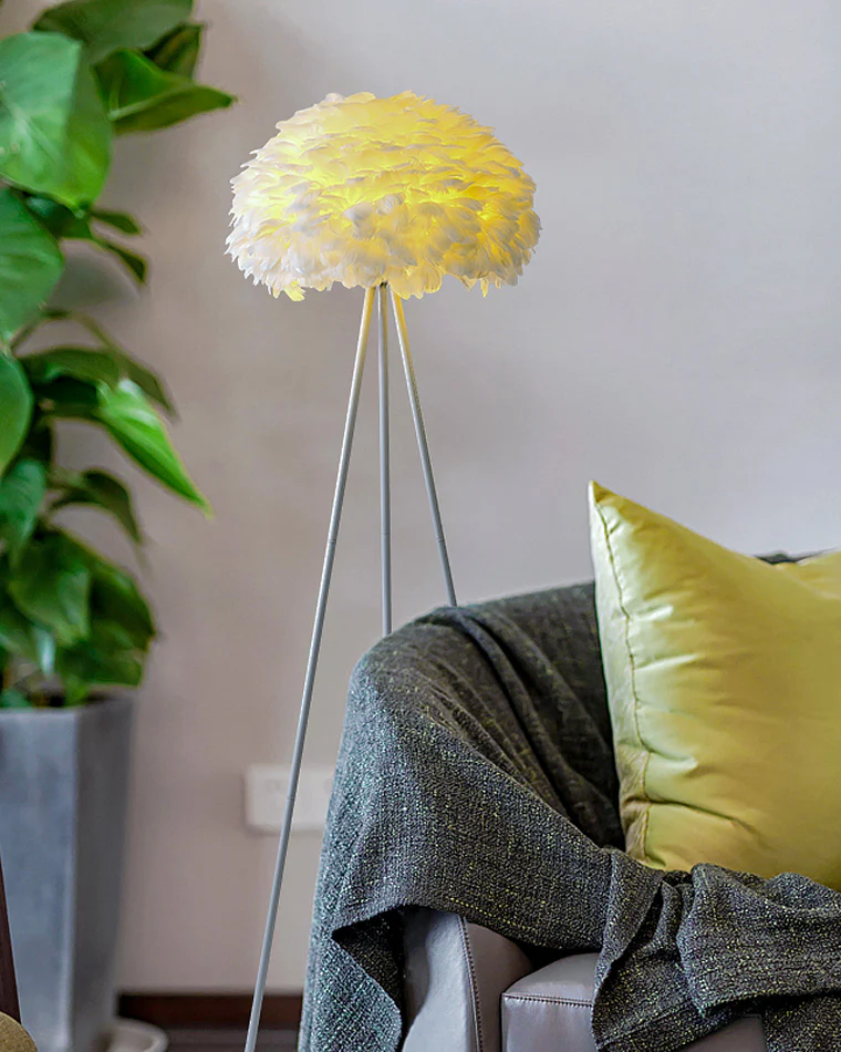 WOMO Feather Tripod Floor Lamp-WM7053 - Image 26