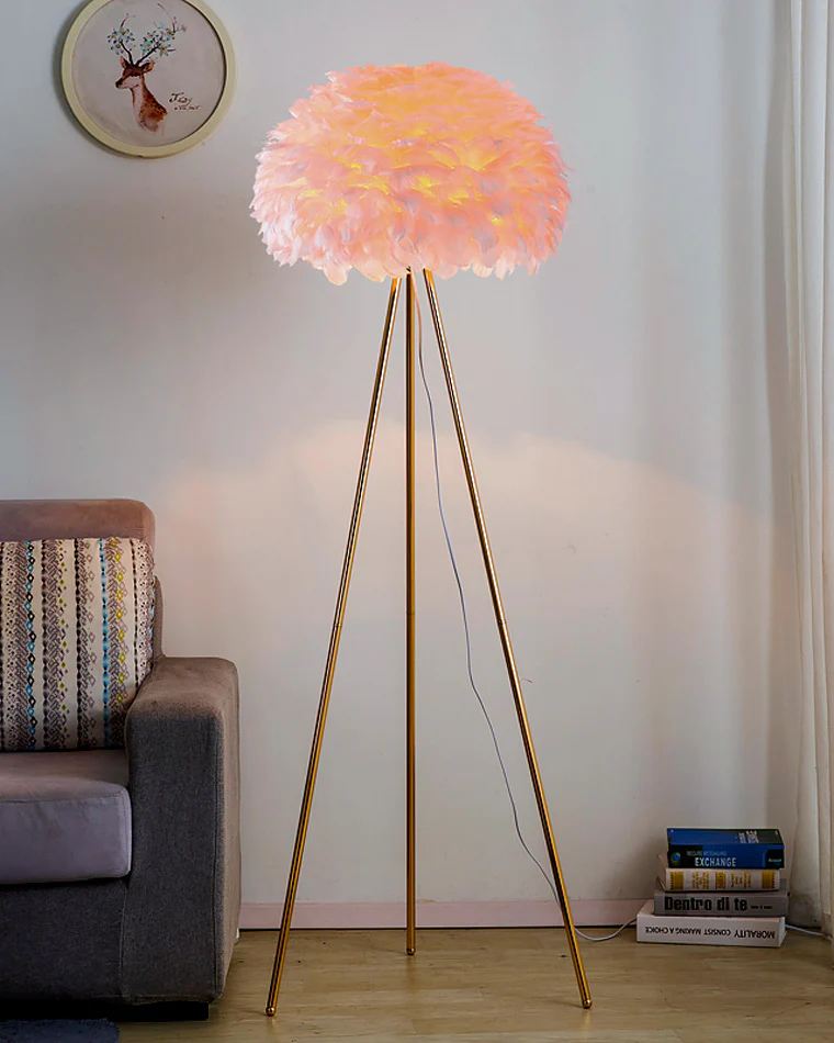 WOMO Feather Tripod Floor Lamp-WM7053 - Image 27