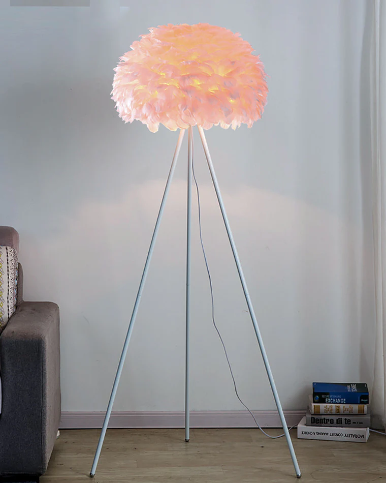 WOMO Feather Tripod Floor Lamp-WM7053 - Image 3