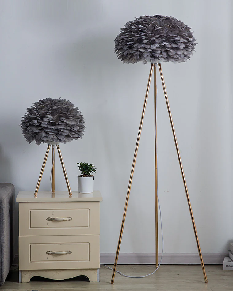 WOMO Feather Tripod Floor Lamp-WM7053 - Image 32