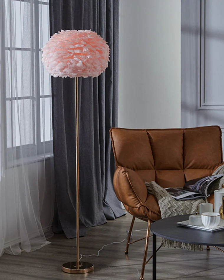 WOMO Feather Tripod Floor Lamp-WM7053 - Image 39
