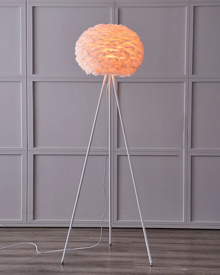 WOMO Feather Tripod Floor Lamp-WM7053 - Image 45