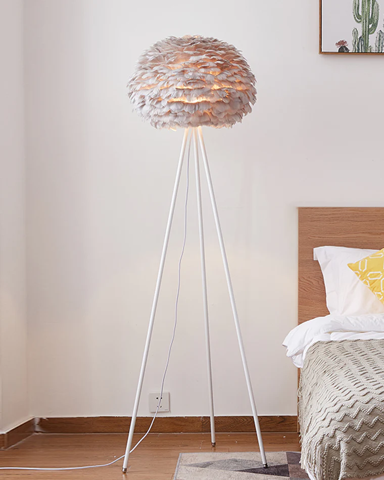 WOMO Feather Tripod Floor Lamp-WM7053 - Image 49