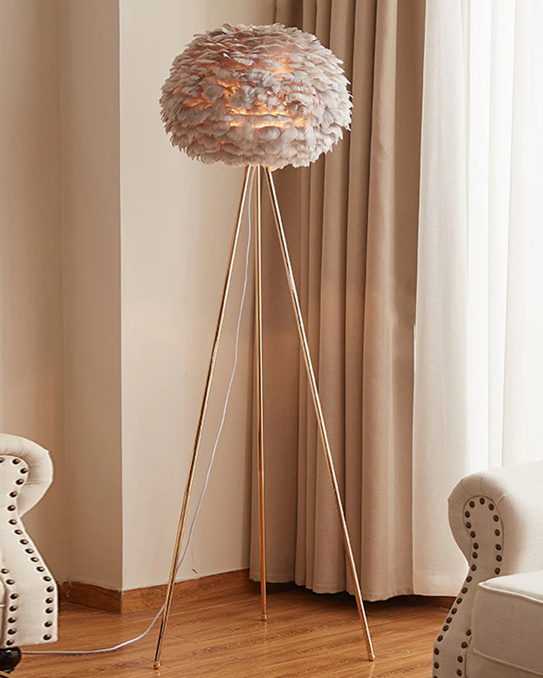 WOMO Feather Tripod Floor Lamp-WM7053 - Image 51