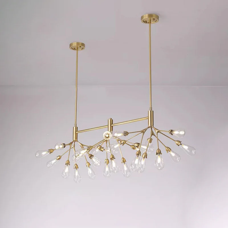 WOMO Firefly Gold Branch Linear Chandelier-WM2553 - Image 10