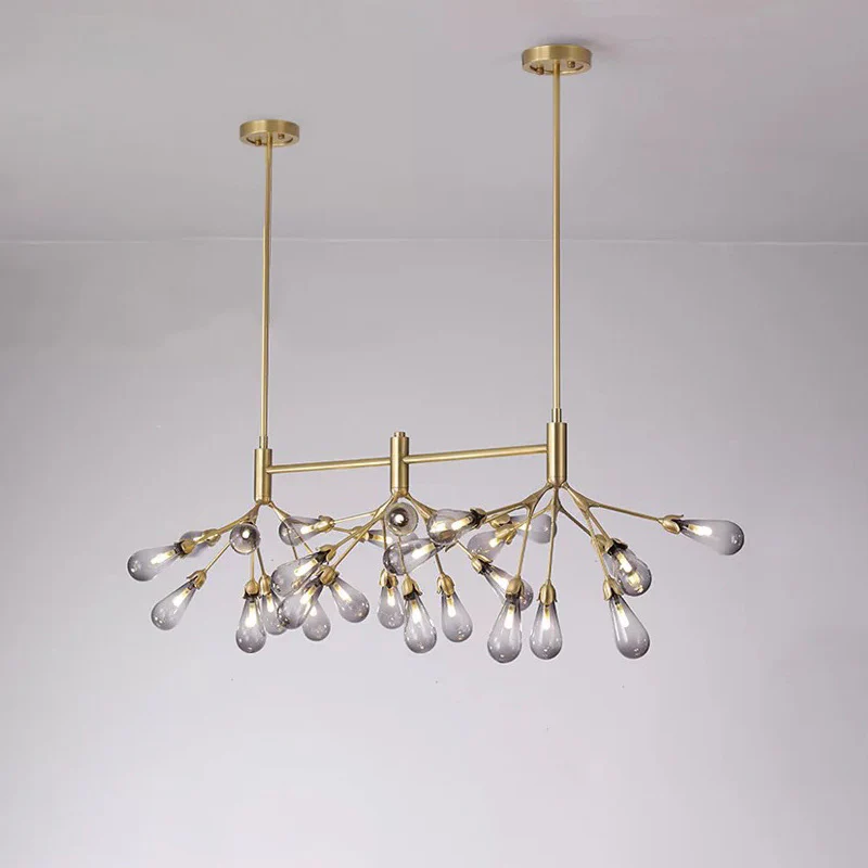 WOMO Firefly Gold Branch Linear Chandelier-WM2553 - Image 12