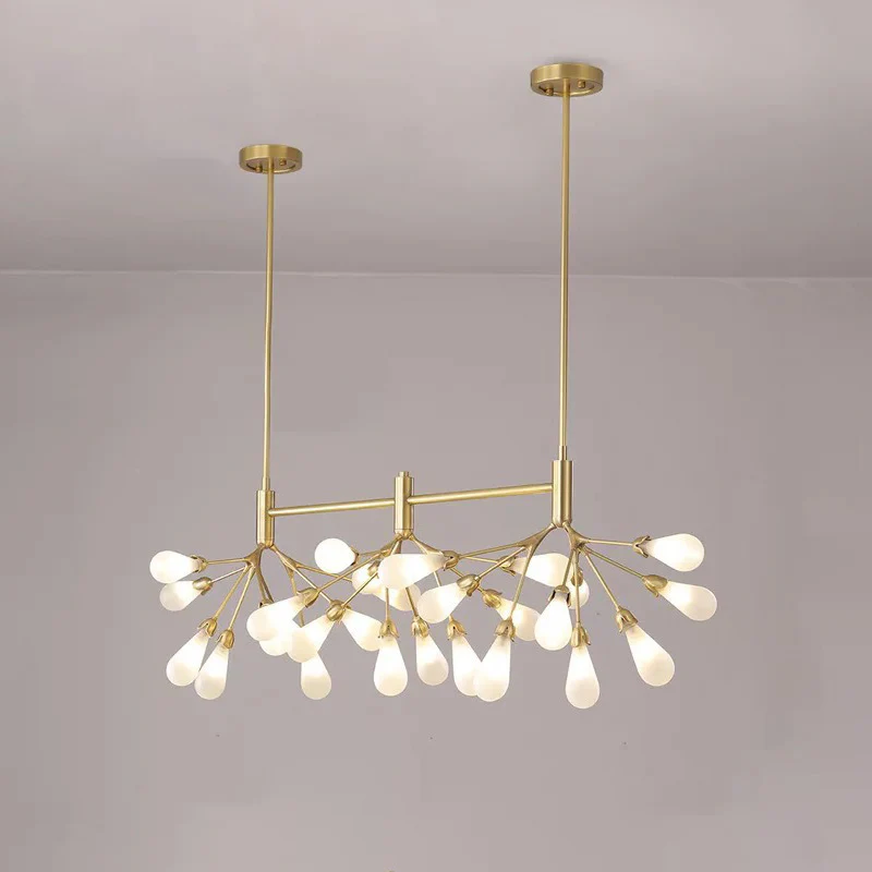 WOMO Firefly Gold Branch Linear Chandelier-WM2553 - Image 14