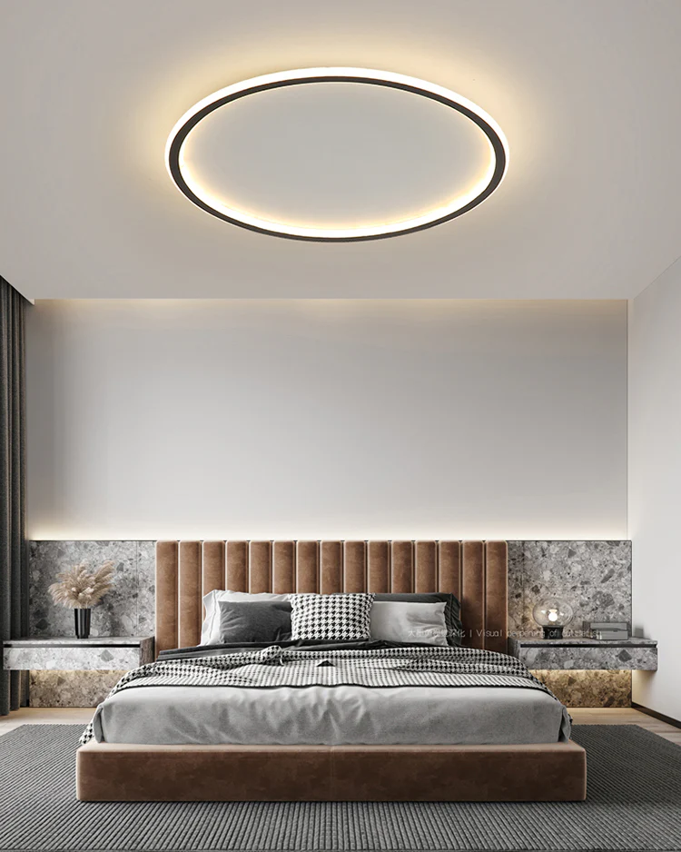 WOMO Flat Disc Flush Mount Ceiling Light-WM1122 - Image 5