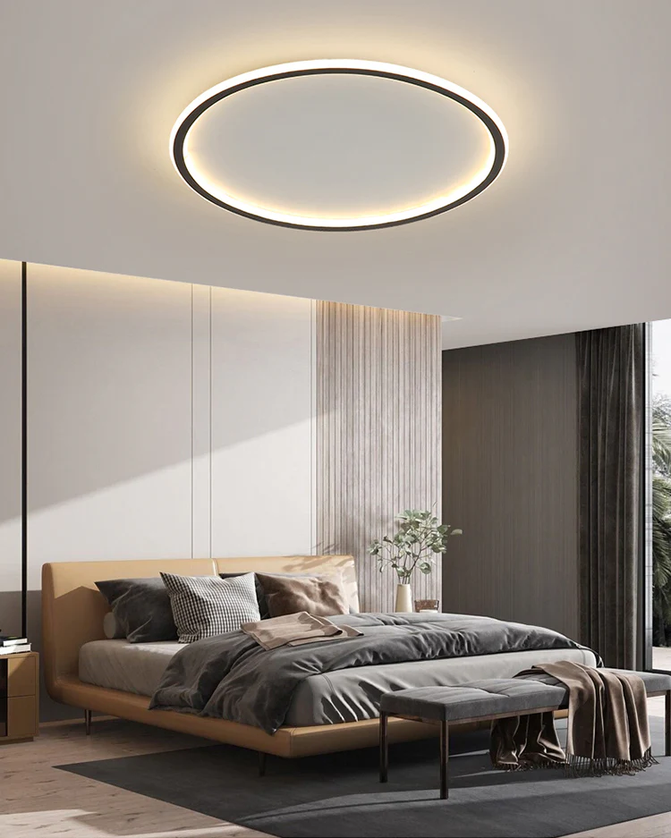 WOMO Flat Disc Flush Mount Ceiling Light-WM1122 - Image 6