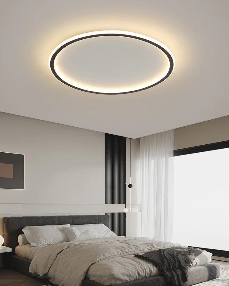 WOMO Flat Disc Flush Mount Ceiling Light-WM1122 - Image 7