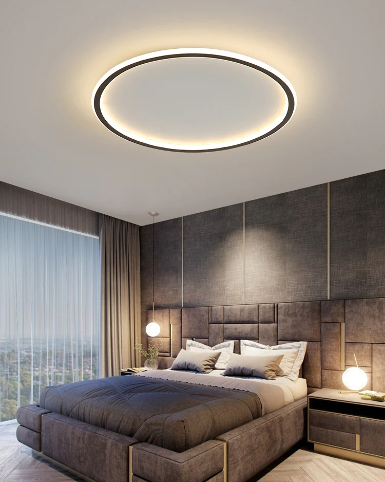 WOMO Flat Disc Flush Mount Ceiling Light-WM1122 - Image 8