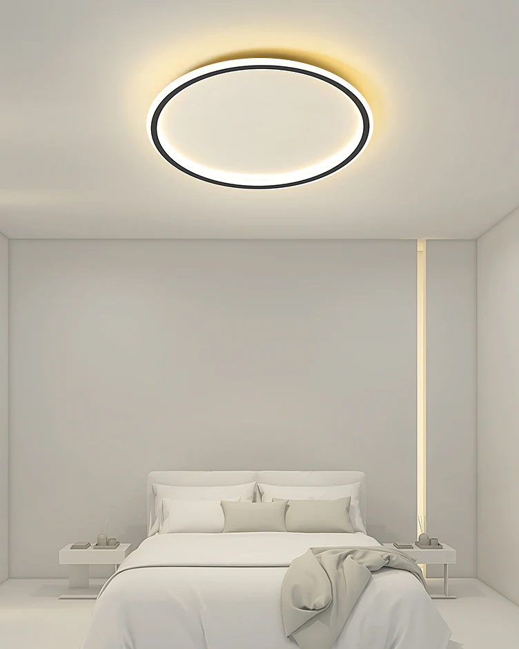 WOMO Flat Disc Flush Mount Ceiling Light-WM1122 - Image 9