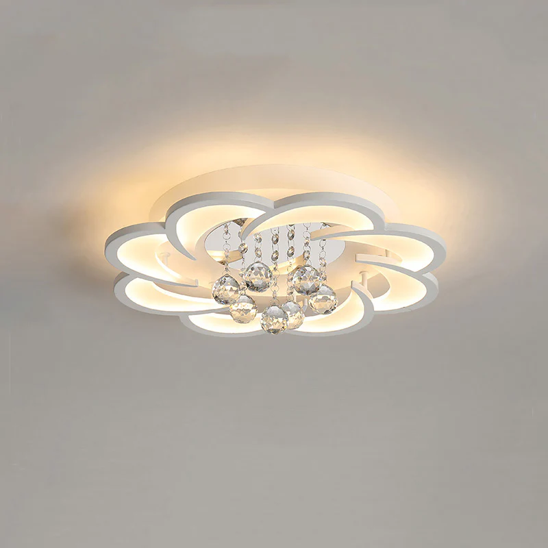 WOMO Big Flower Crystal Ceiling Light-WM1078 - Image 18