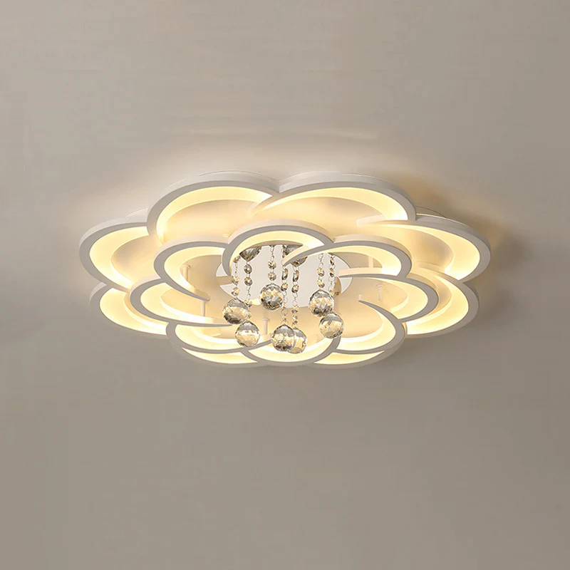 WOMO Big Flower Crystal Ceiling Light-WM1078 - Image 20