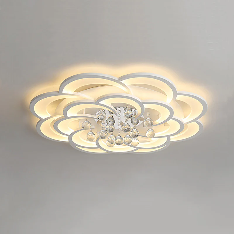 WOMO Big Flower Crystal Ceiling Light-WM1078 - Image 22