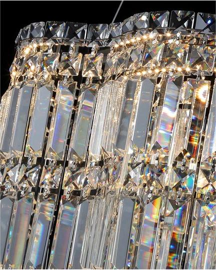 WOMO Flower Chrome Crystal Chandelier-WM2405 - Image 13