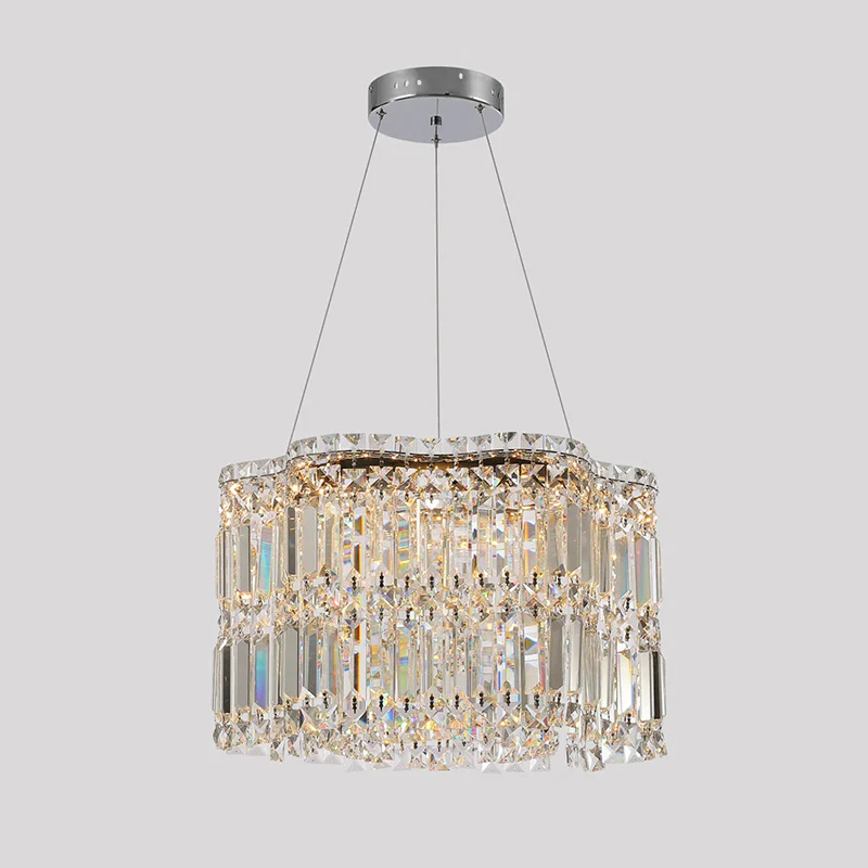 WOMO Flower Chrome Crystal Chandelier-WM2405 - Image 16