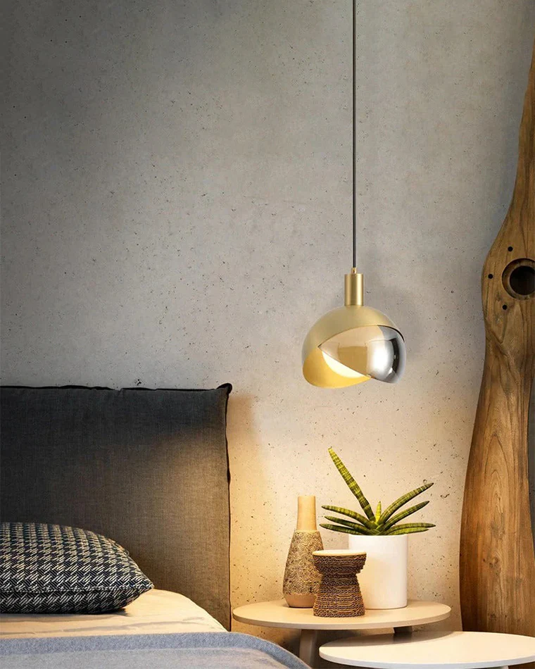 WOMO Asymmetrical Flower Glass Pendant Light-WM2681 - Image 4