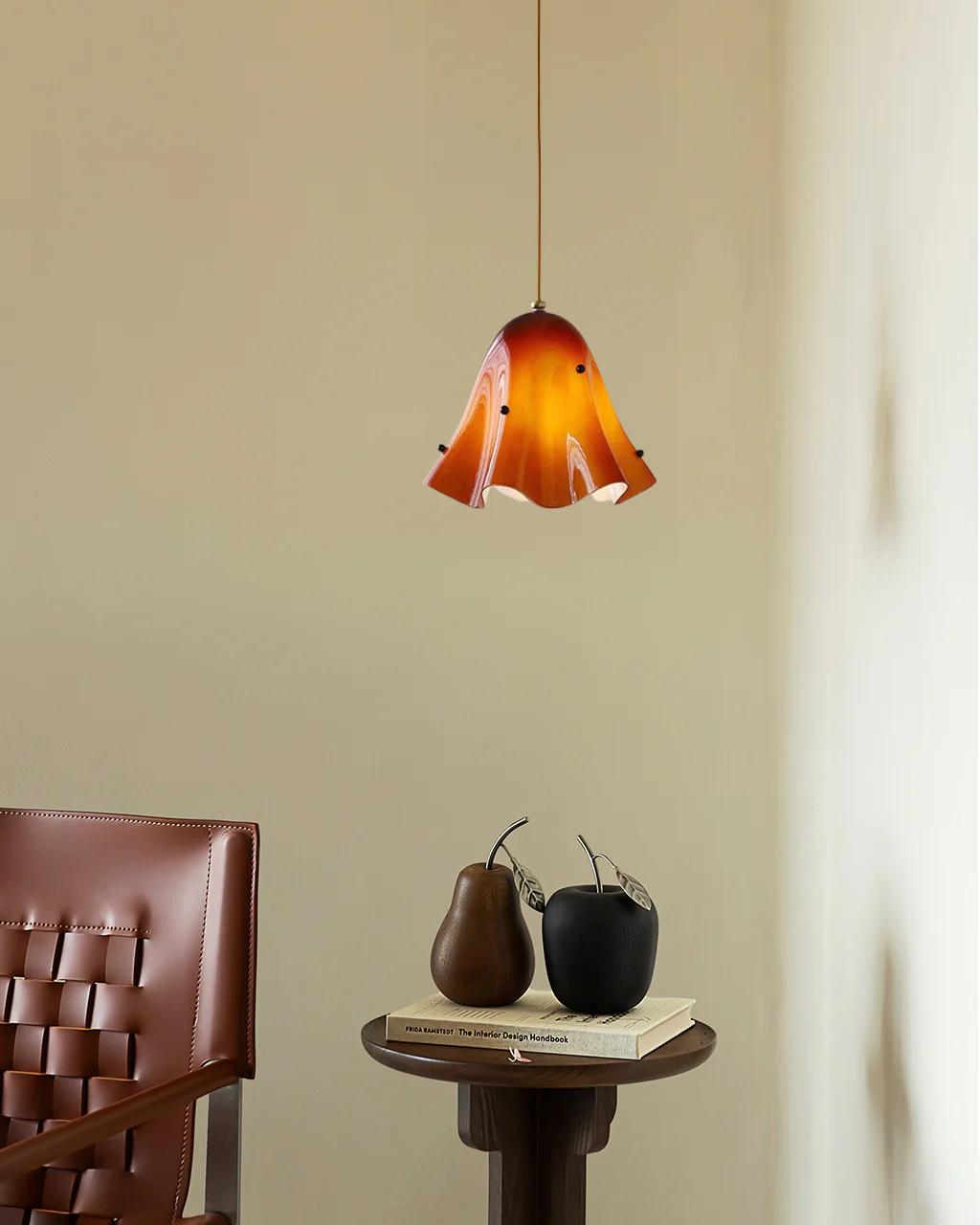 WOMO Flower Glass Pendant Light-WM3071 - Image 4