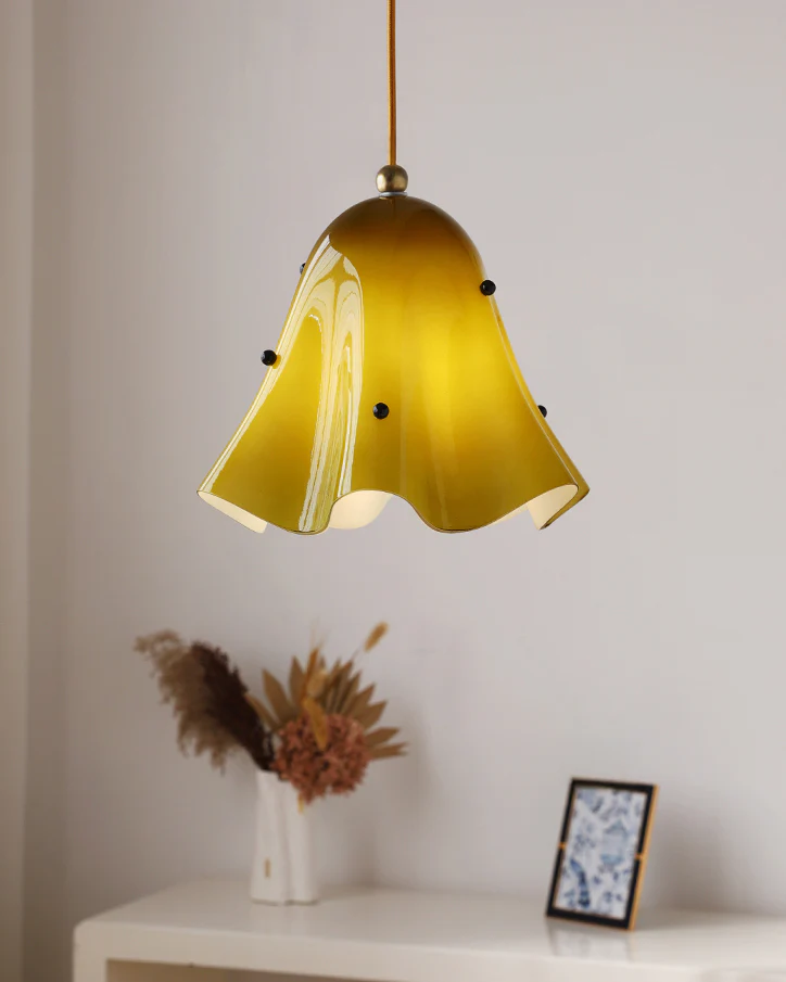 WOMO Flower Glass Pendant Light-WM3071 - Image 5