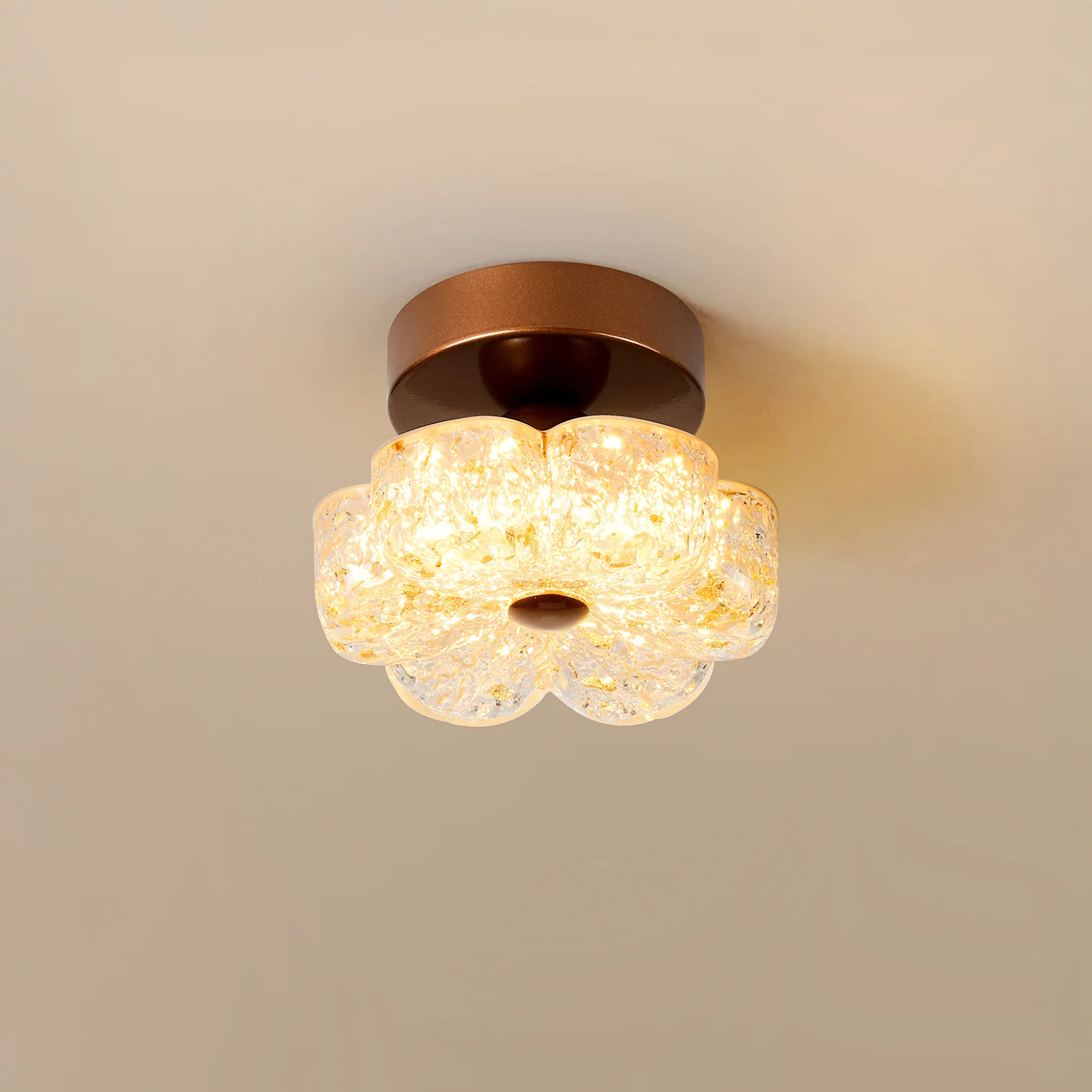 WOMO Flower Hallway Semi Flush Mount Ceiling Light-WM1196 - Image 8