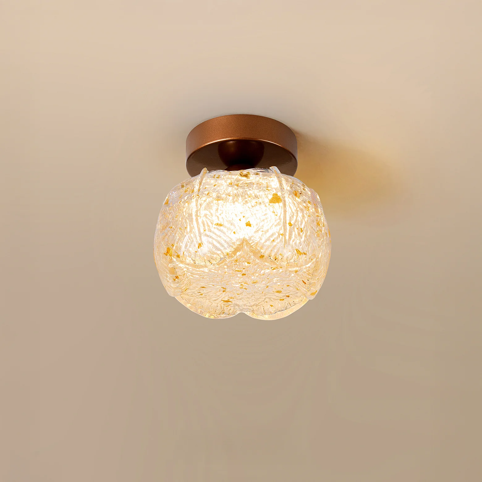 WOMO Flower Hallway Semi Flush Mount Ceiling Light-WM1196 - Image 9