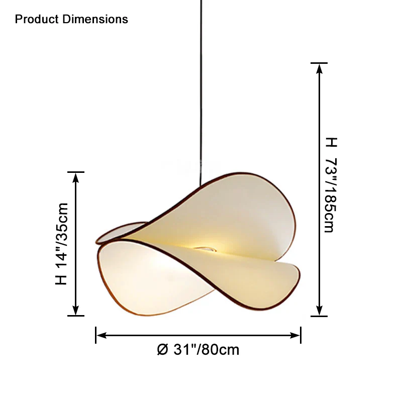WOMO Japandi Flow Pendant Light-WM2597 - Image 30
