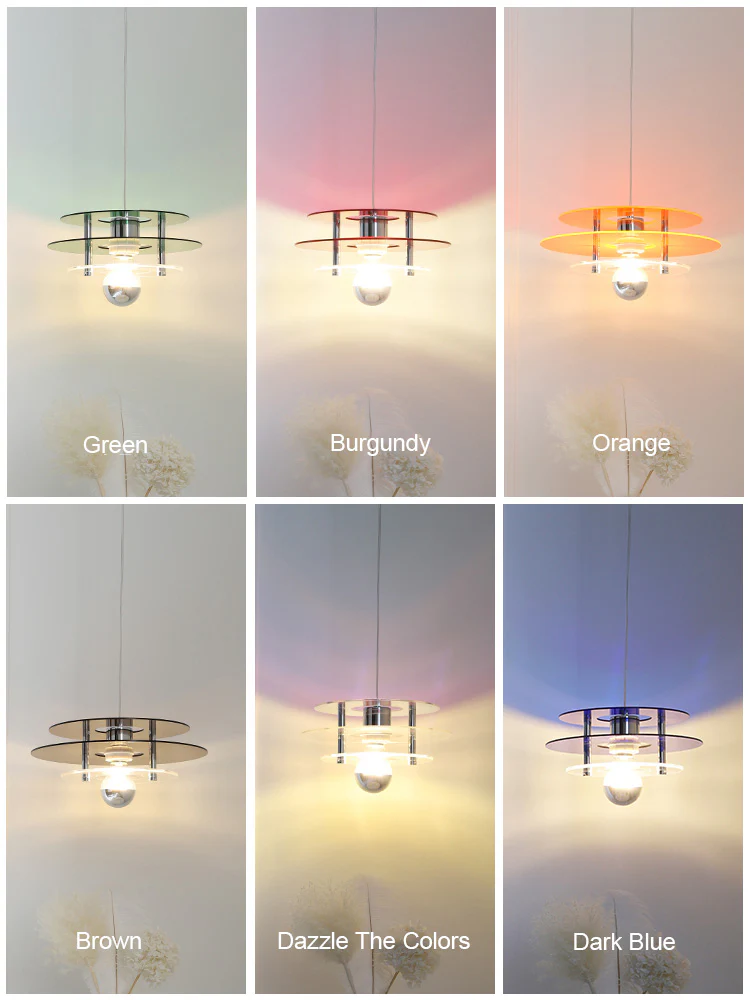 WOMO Space Age Flying Saucer Pendant Light-WM2098 - Image 21