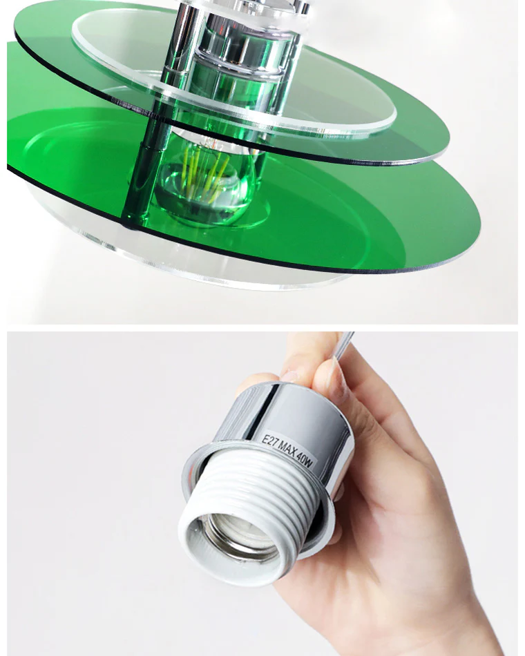 WOMO Space Age Flying Saucer Pendant Light-WM2098 - Image 36