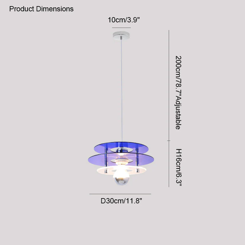 WOMO Space Age Flying Saucer Pendant Light-WM2098 - Image 39