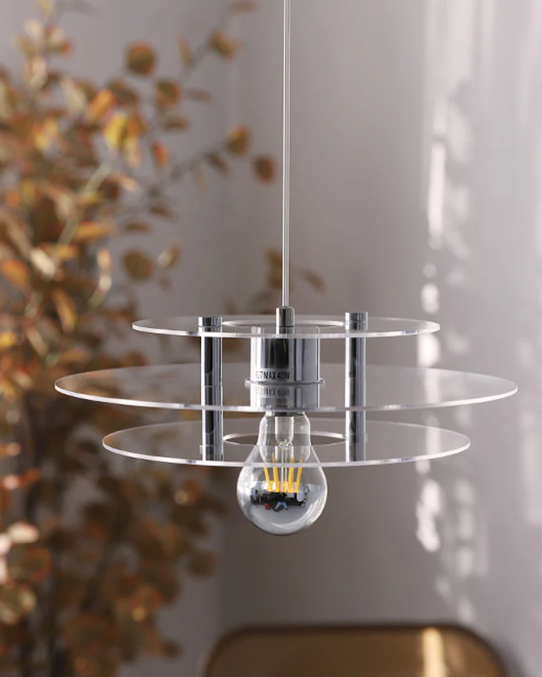 WOMO Space Age Flying Saucer Pendant Light-WM2098 - Image 4