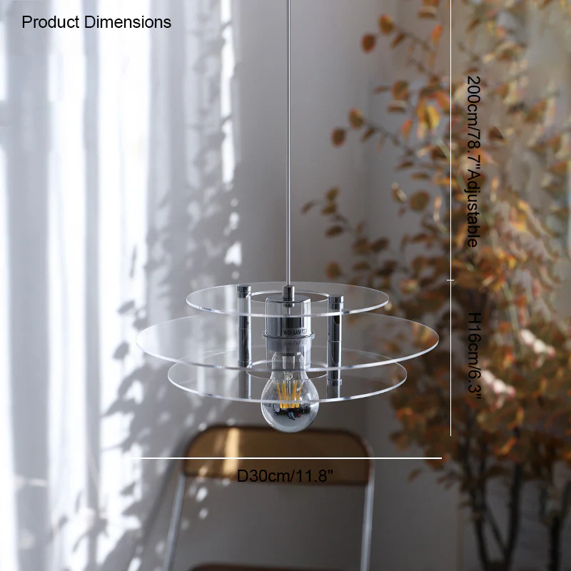 WOMO Space Age Flying Saucer Pendant Light-WM2098 - Image 41